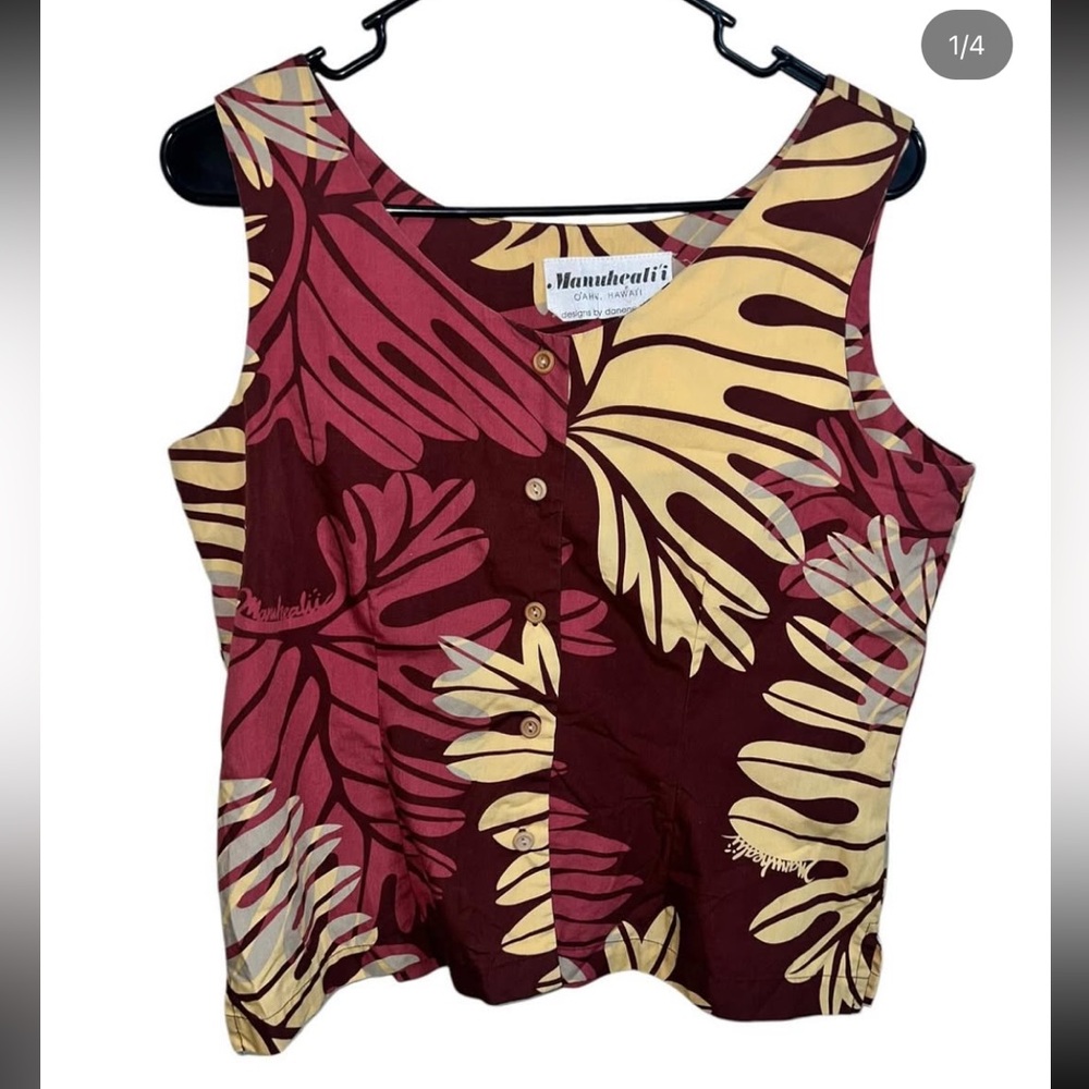 Vintage Manuhealii White Tag Tank